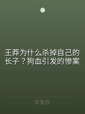 王莽为什么杀掉自己的长子？狗血引发的惨案