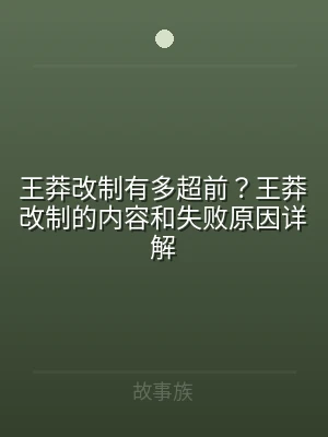 王莽改制有多超前？王莽改制的内容和失败原