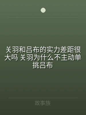 关羽和吕布的实力差距很大吗 关羽为什么不