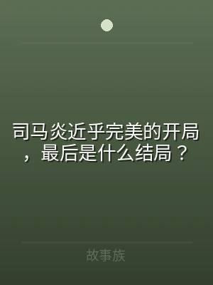 司马炎近乎完美的开局，最后是什么结局？
