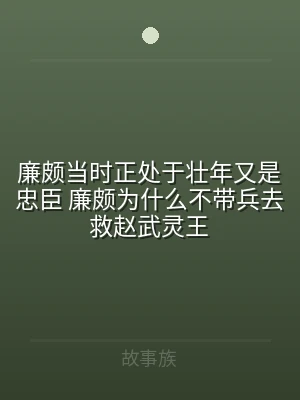 廉颇当时正处于壮年又是忠臣 廉颇为什么不