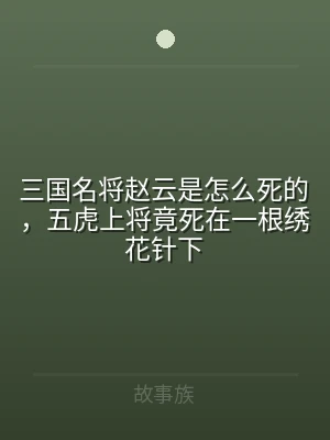 三国名将赵云是怎么死的，五虎上将竟死在一