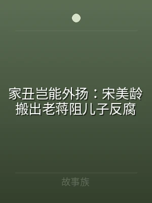 家丑岂能外扬：宋美龄搬出老蒋阻儿子反腐