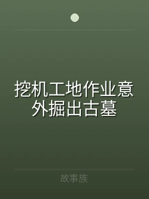 挖机工地作业意外掘出古墓