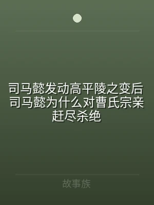 司马懿发动高平陵之变后 司马懿为什么对曹